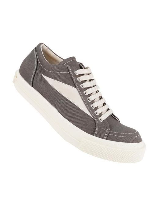 Rick Owens Black Low-Top Sneakers for men