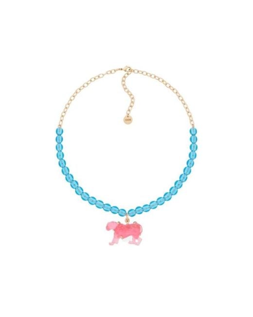 Dior Blue Crystal Sauvage Choker