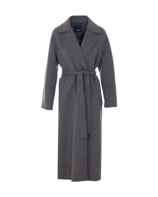 Max Mara Gray 'S Elisa Belted Coat