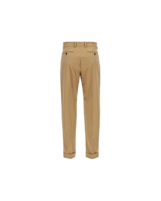 McQueen Natural Concealed-Fastening Tailored Trousers for men