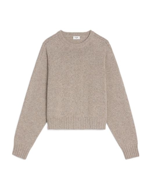 Céline Natural Crew Neck Sweater
