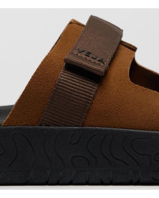 Veja Brown Arpoador Slide Sandals for men