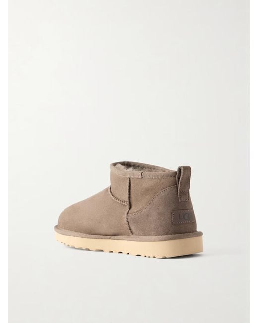 Ugg Brown Mini Shearling Boots