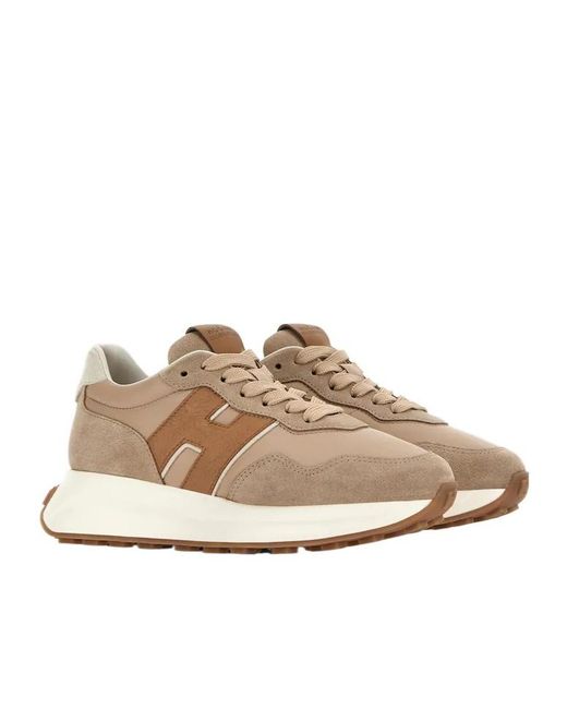 Hogan Natural H641 Lace-Up Sneakers
