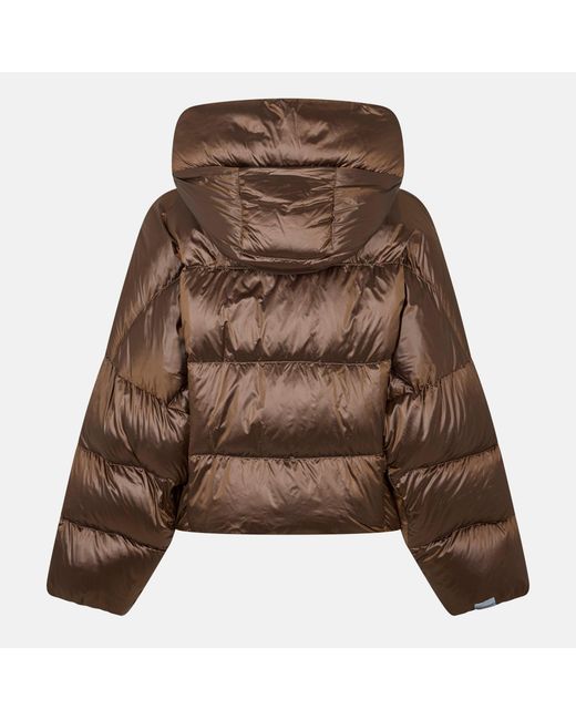 Max Mara Brown Short Puffer Jacket