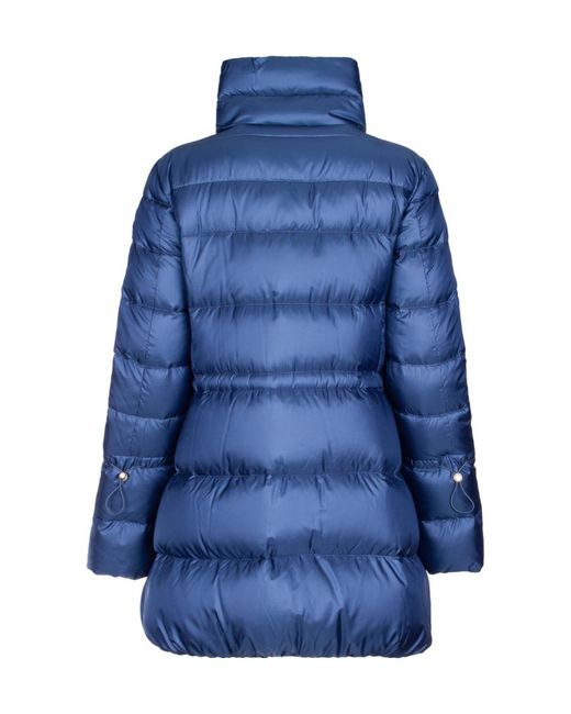 iBlues Blue Berceto Quilted Coat