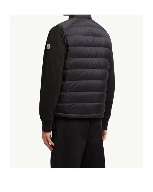 Moncler Black Barthe Padded Vest for men