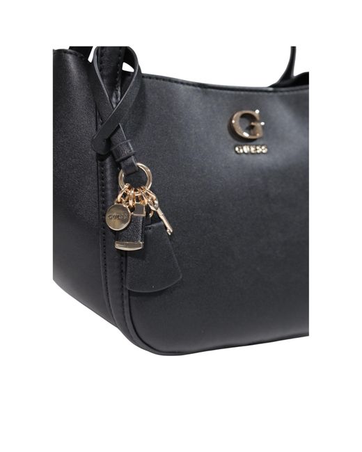 Guess Black Top-Handle Shoulder Bag