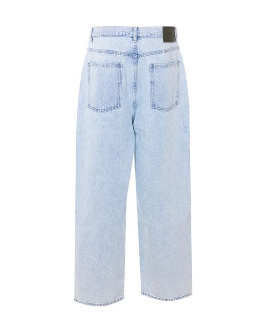 Drole de Monsieur Blue Drôle De Monsieur 5-Pocket Baggy Jeans for men