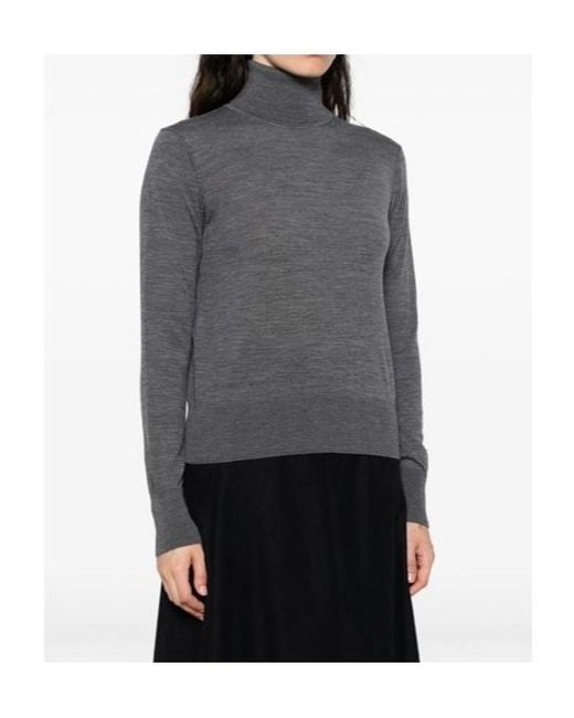 Forte_forte Gray Turtleneck Sweater