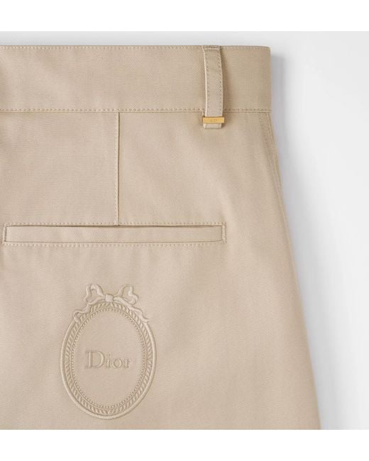 Dior Natural Belt Loop Casual Pants