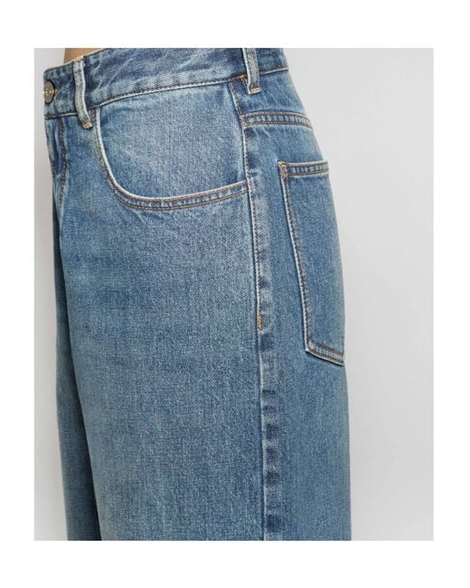 Alaïa Blue Jeans With Belt Loops