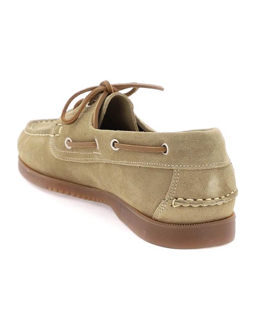 Paraboot Brown Barth Lace-Up Loafers for men