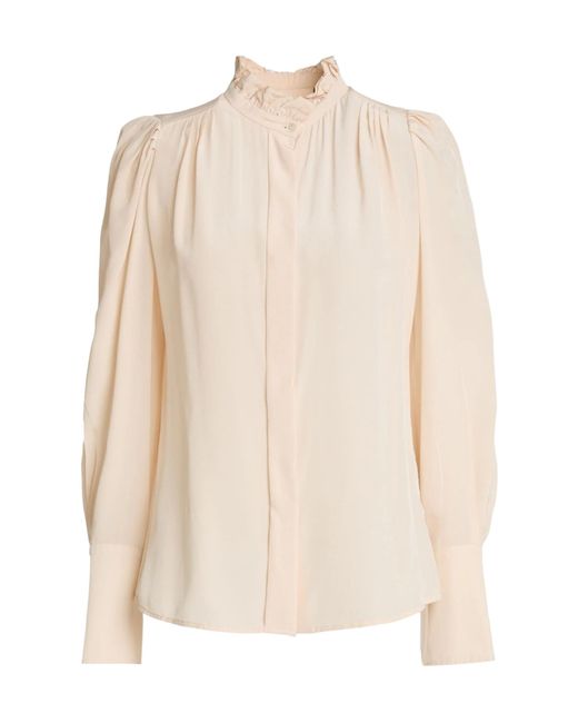 Isabel Marant White Solid Colour Shirts Blouses