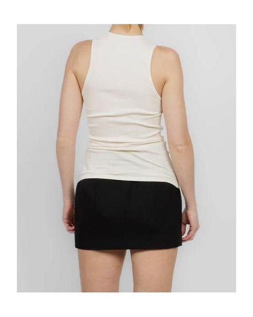 Wardrobe NYC Black Ribbed Tank Top
