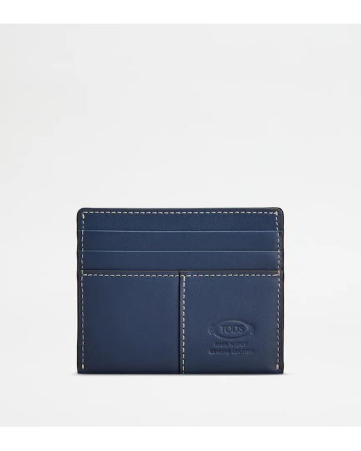Tod's Blue Logo Card Pack for men