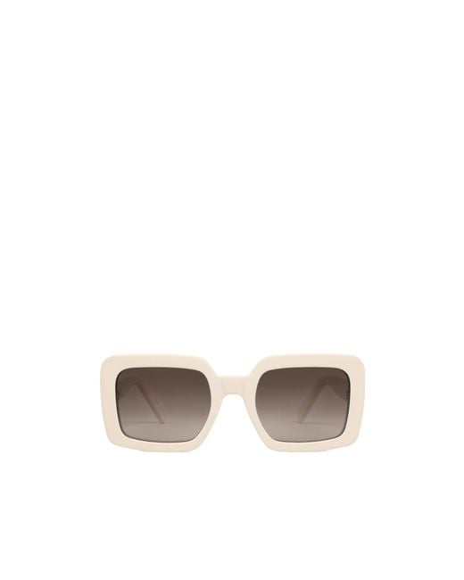 Céline White Triomphe 13 Sunglasses