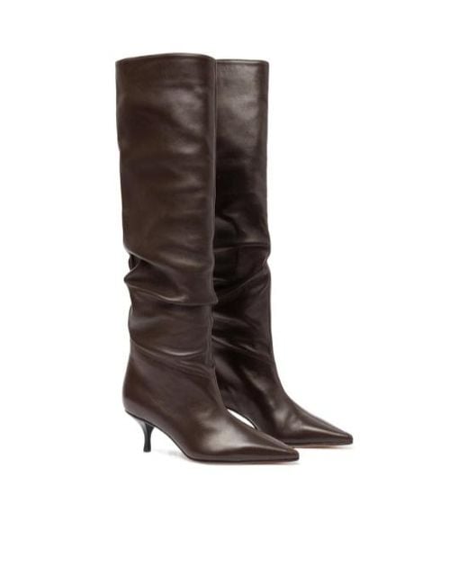 Scarosso Brown Barbara Boots