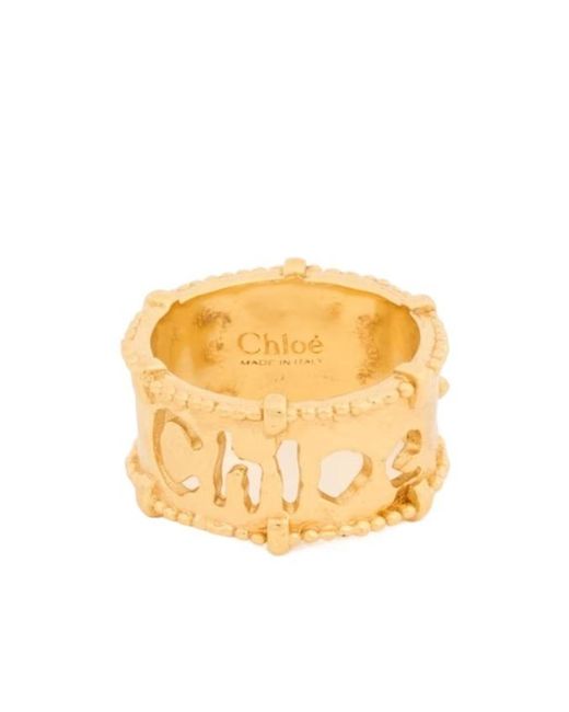 Chloé Metallic Medals Ring