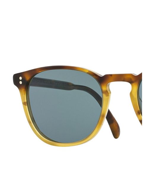 Oliver Peoples Green Vintage Geometric Sunglasses for men