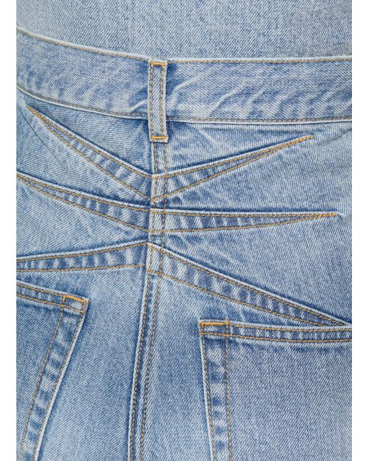 Alaïa Blue Long Miniature Jeans