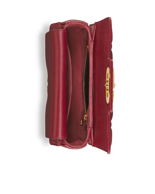 Dior Red Small Jolie Top Handle Bag