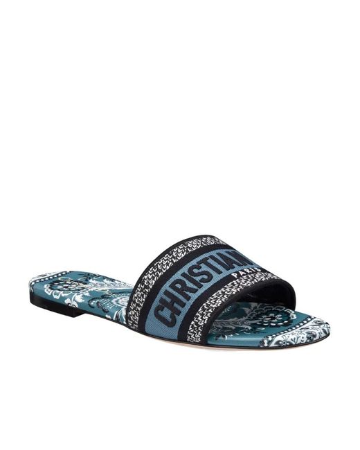 Dior Blue Dway Slide