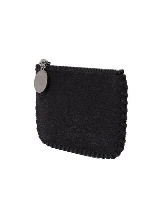 Stella McCartney Black Falabella Zipped Cardholder