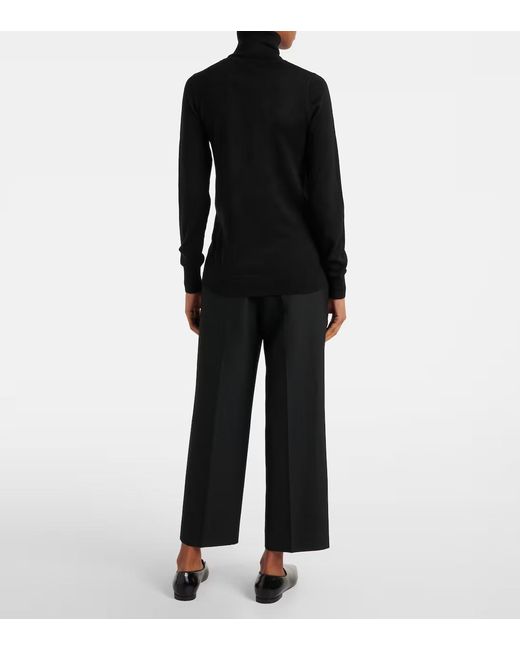 Totême  Black Long-Sleeved Sweater