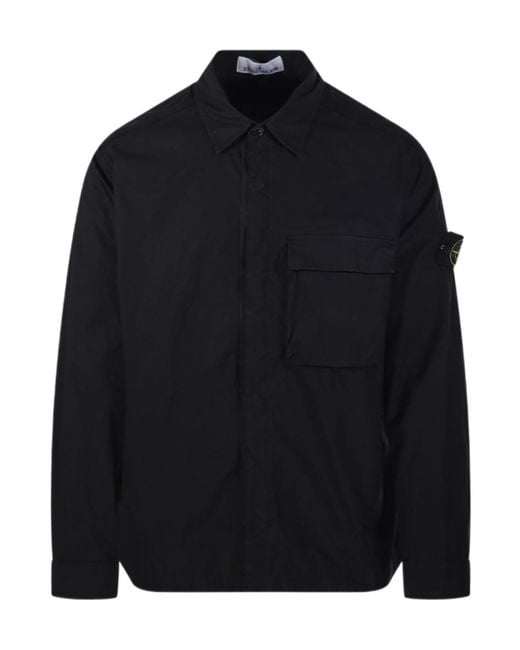 Stone Island Blue Long Sleeved Jacket for men