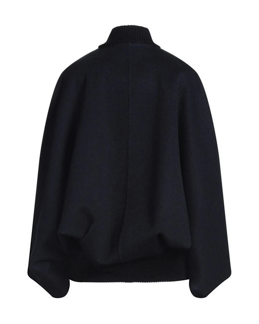 Max Mara Blue Wool Flight Jacket