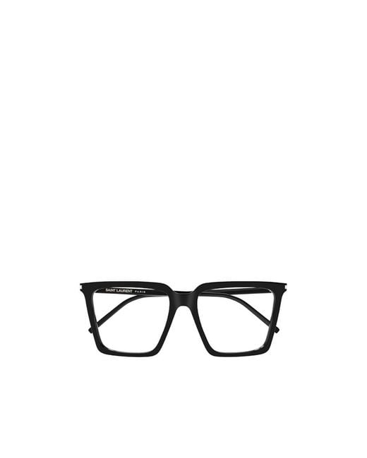 Saint Laurent White Eyewear Sl 474 Optical Glasses
