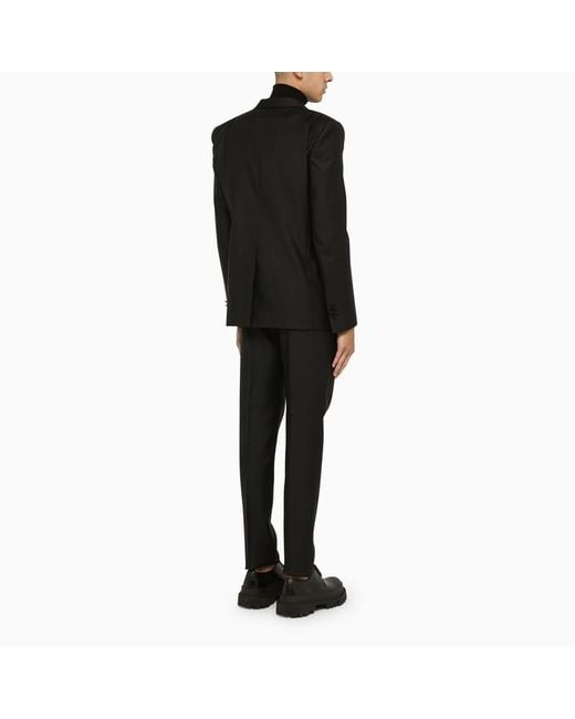 DSquared² Black Two-Piece Single-Breasted Suit for men