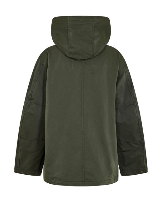 Burberry Green Hooded Parka for men
