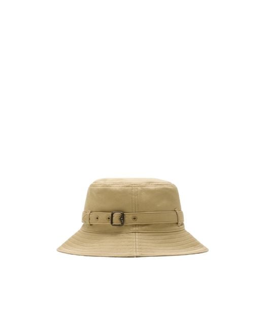 Burberry Natural Belted Detail Bucket Hat for men