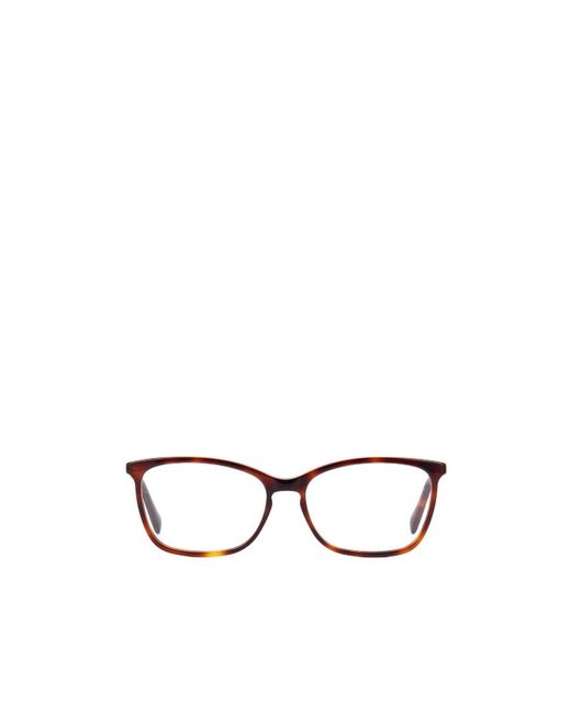 Gucci White Tortoiseshell Rimmed Glasses