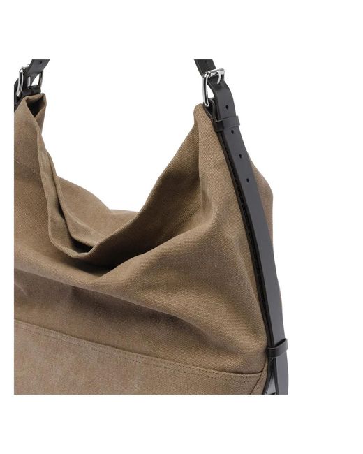 Lemaire Gray Zip-Up Top Handle Bag