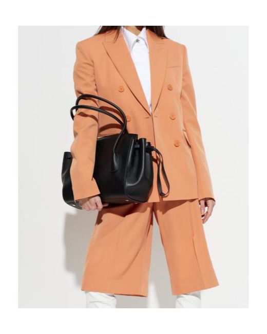 Stella McCartney Orange Blazer With Double Vent