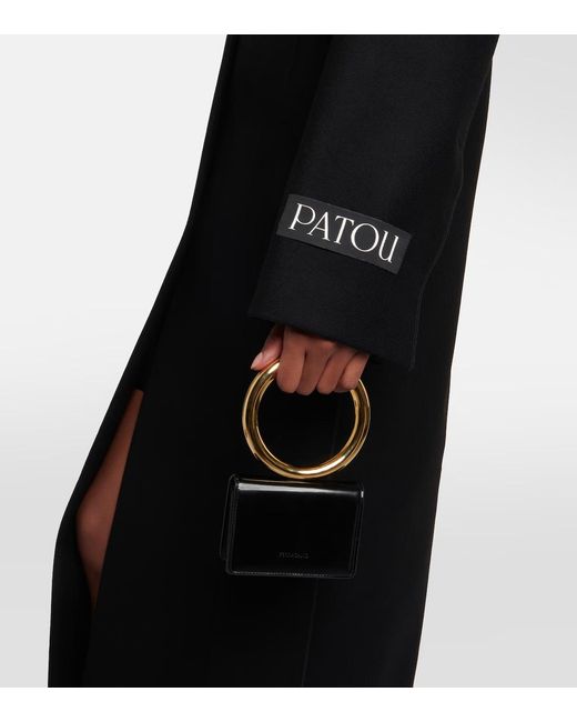 Patou Black Single-Breasted Coat