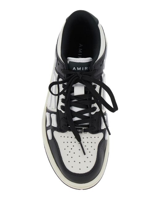 Amiri Black Skel Top Low Sneakers