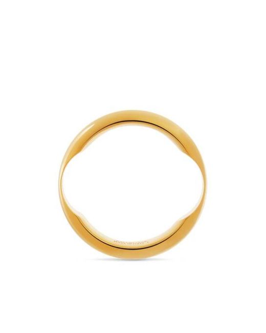 Balenciaga Metallic Double Brass Ring