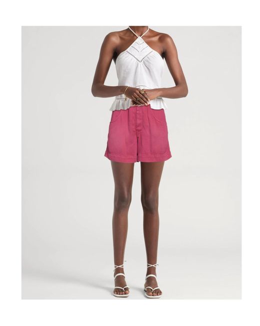 Isabel Marant Pink Denim Shorts