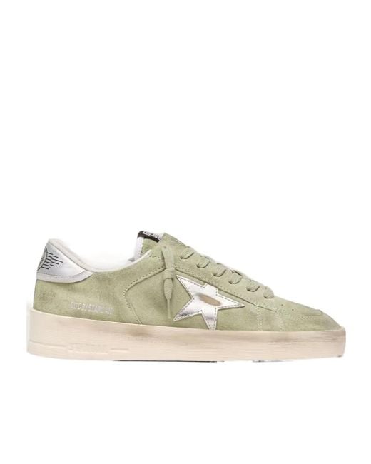 Golden Goose Deluxe Brand Multicolor Stardan Suede Upper Suede And Star Laminated Leather Heel Sneakers