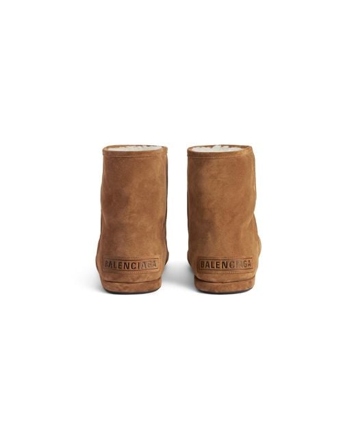 Balenciaga Brown Alaska Soft Boots for men