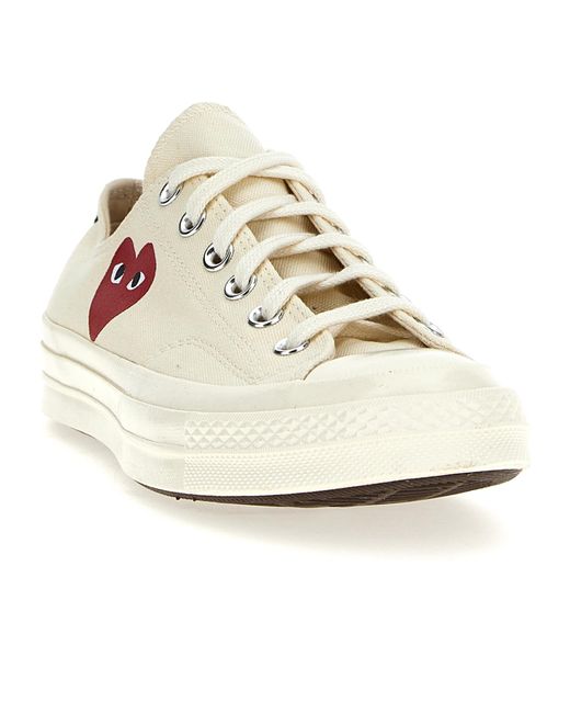 COMME DES GARÇONS PLAY Pink Low-Top Casual Shoes for men