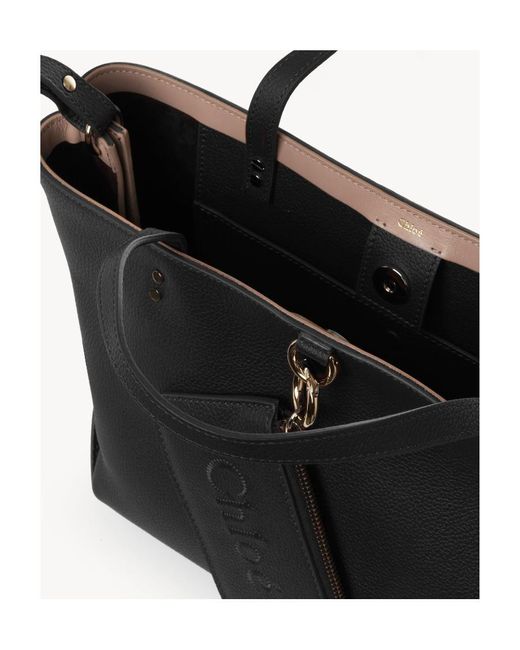Chloé Black Small Sense Tote Bag