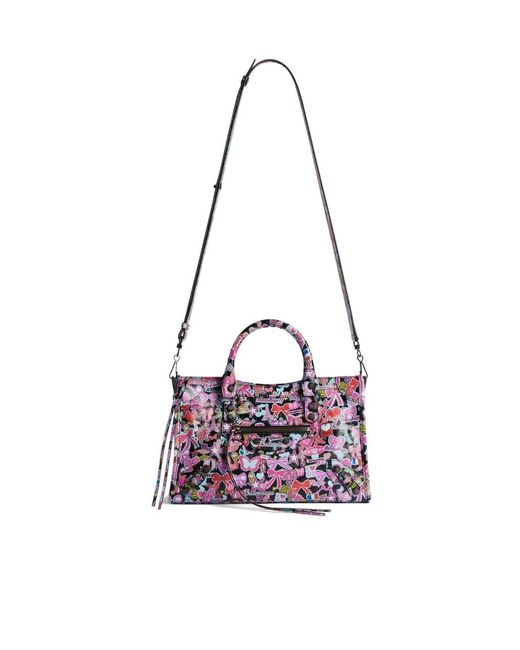 Balenciaga Purple Le City Bag Small