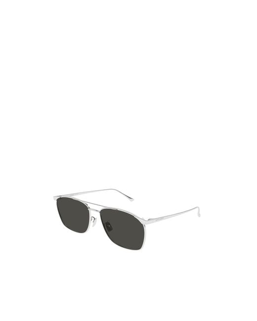 Saint Laurent Multicolor Eyewear Pilot-Frame Sunglasses for men
