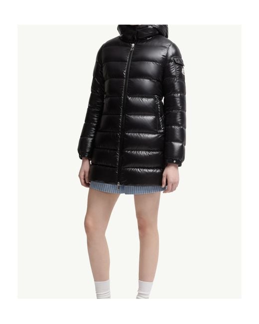 Moncler Black Courecelles Zip-Up Padded Jacket