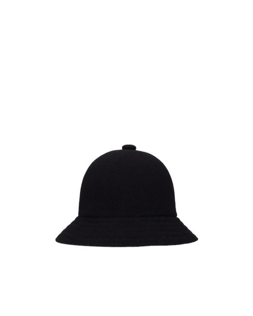 Kangol Black Logo Hat for men